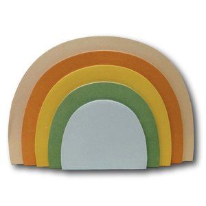 Notepad Memo Pad Rainbow Pastel 100 Sheets Sealed